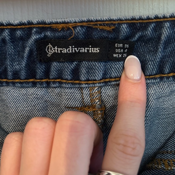 *SOLD* Blue Denim Mini Skirt - Picture 3 of 3